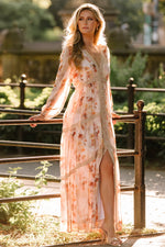 Langley Maxi Dress | Warm Abstract Floral