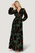 Mikla Maxi Dress | Wintergreen Multi