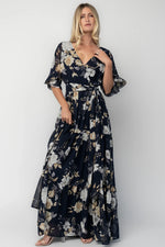 Luna Maxi Dress | Navy Floral