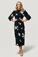 Karalie Maxi Dress | Navy Floral