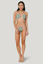 Viridian Bikini Bottom | Lilac + Green