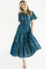 Sorrel Midi Dress | Navy Multi Floral