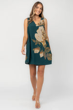 Beatriz Short Dress | Deep Topaz Floral
