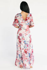 Sevilla Mesh Maxi Dress | Berry Multi Floral