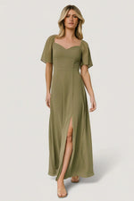Sierra Sweetheart Maxi Dress | Dusty Olive