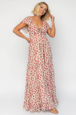 Solene Maxi Dress | Mauve Multi