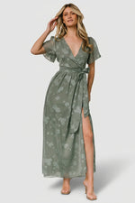 Faye Maxi Dress | Eucalyptus