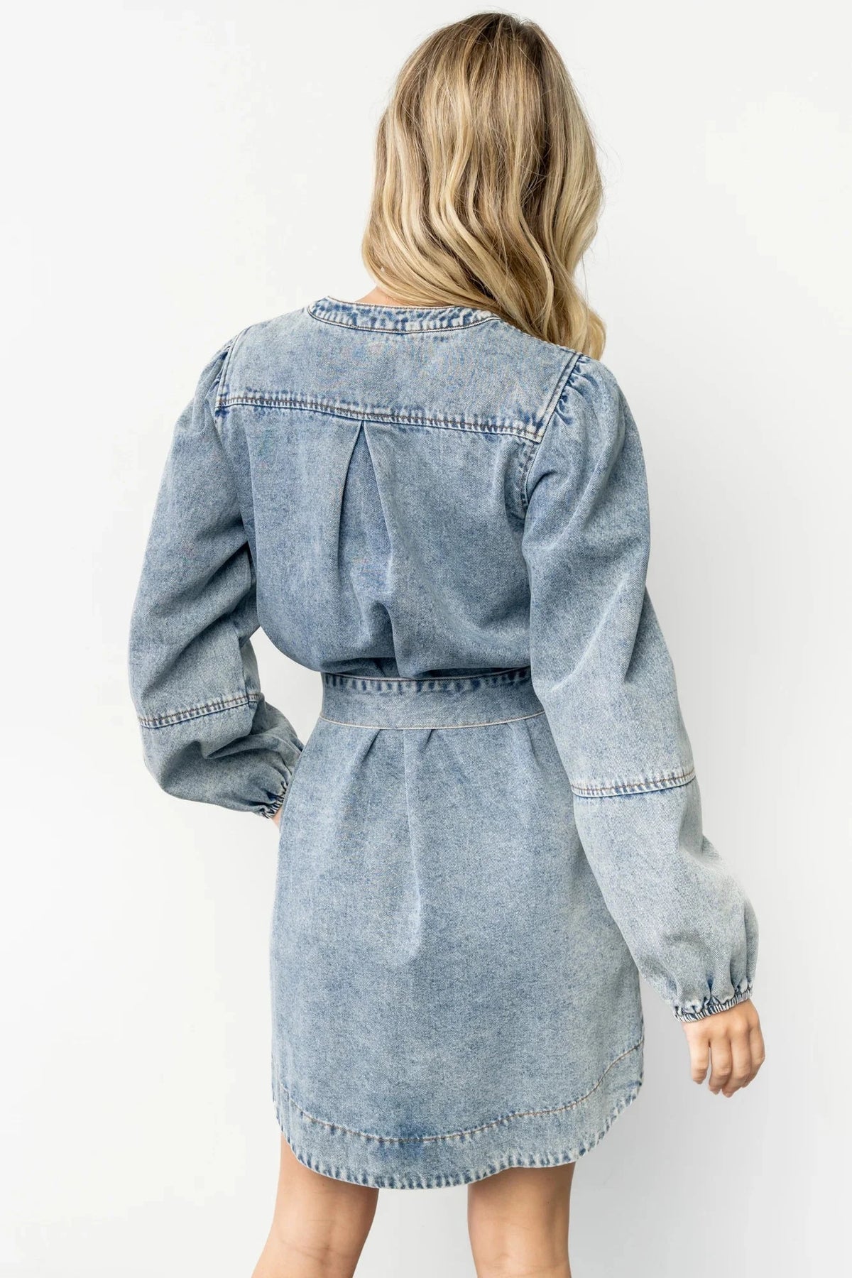 Tora Denim Dress | Light Wash