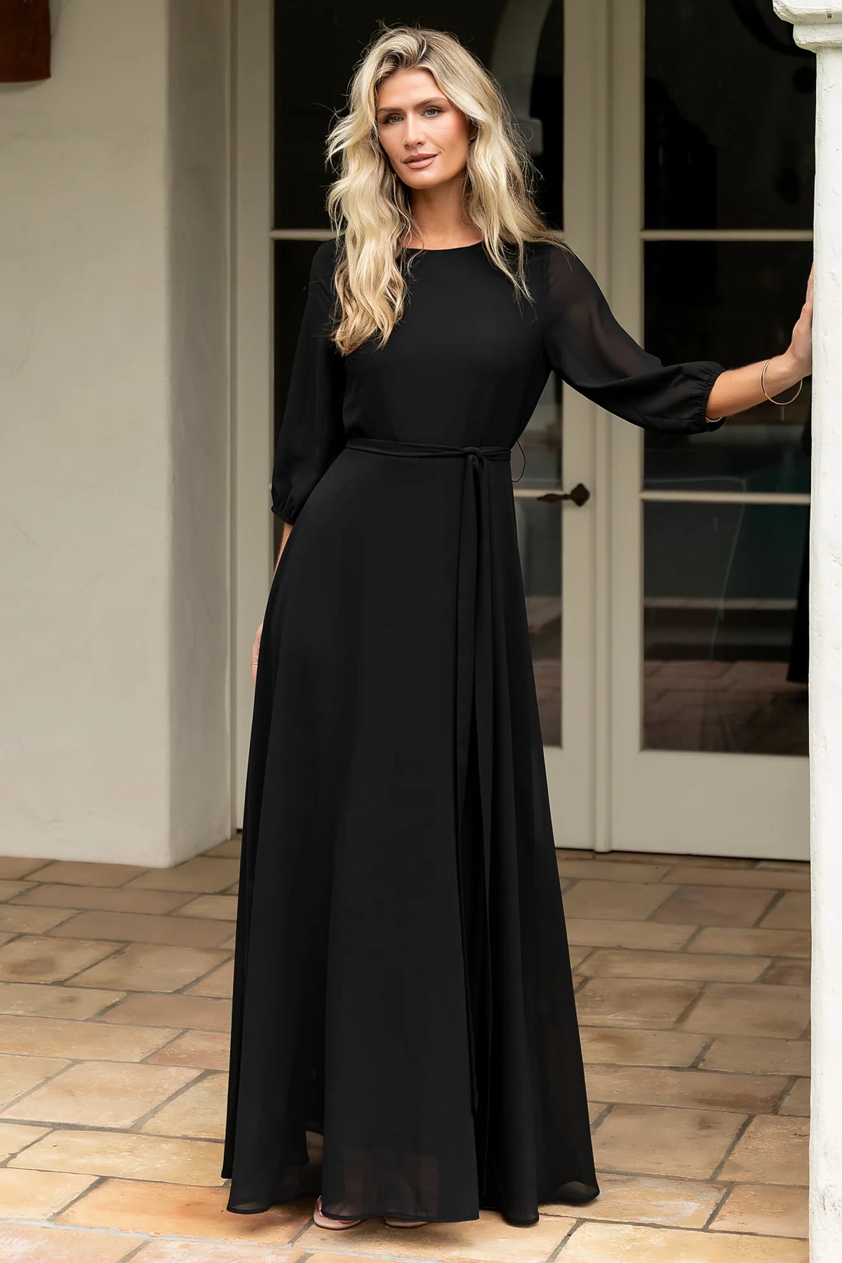 Rebecca Maxi Dress | Black