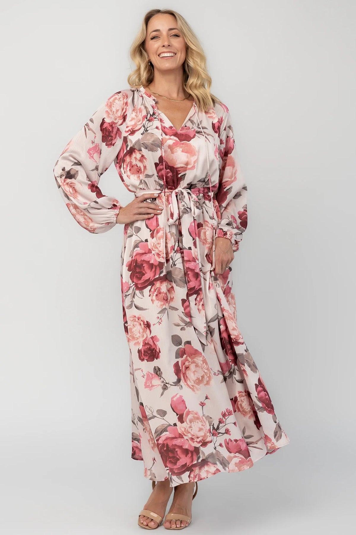 Bellemere Maxi Dress | Rose Floral