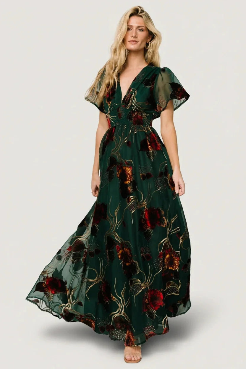 Valen Maxi Dress | Jade Multi