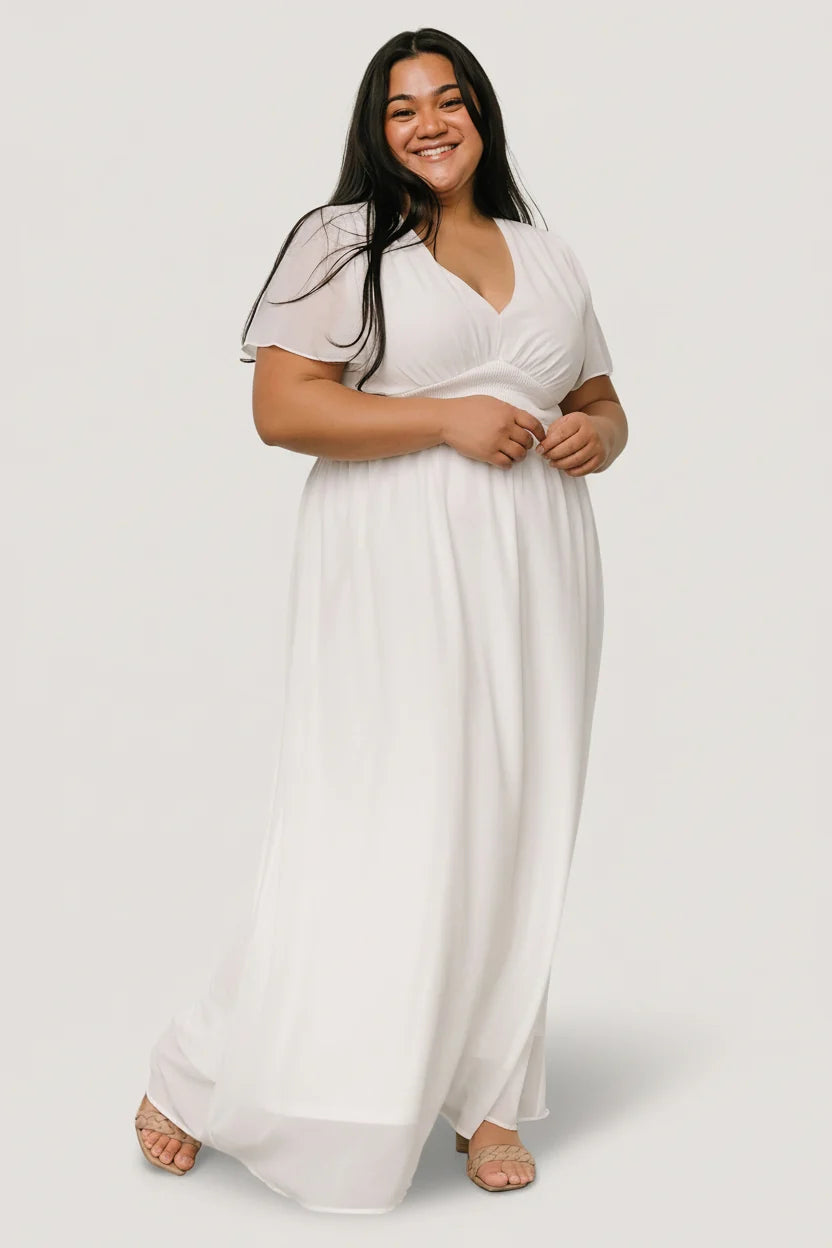 Birdie Maxi Dress | White