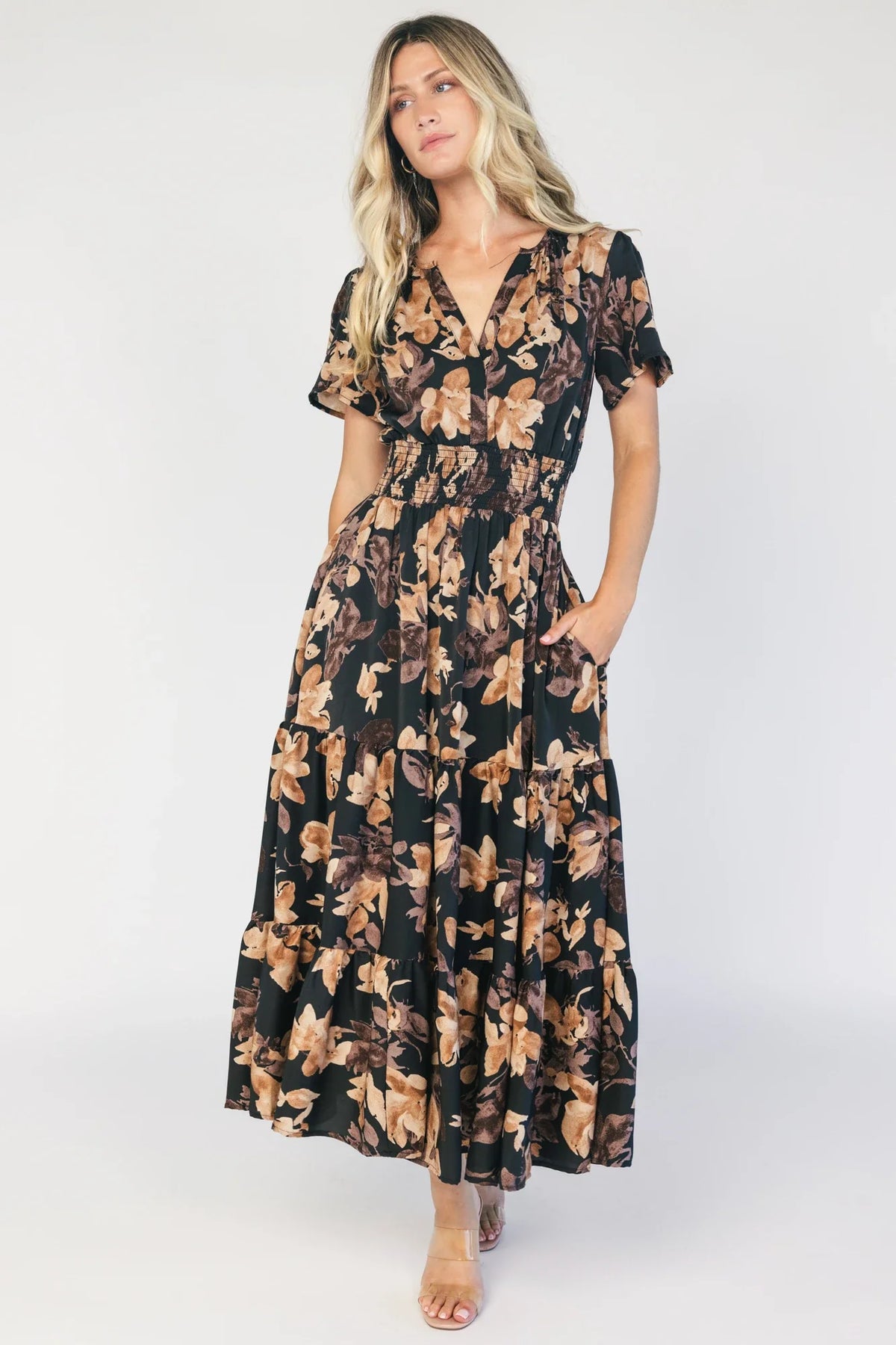 Holland Dress | Black + Clove Multi