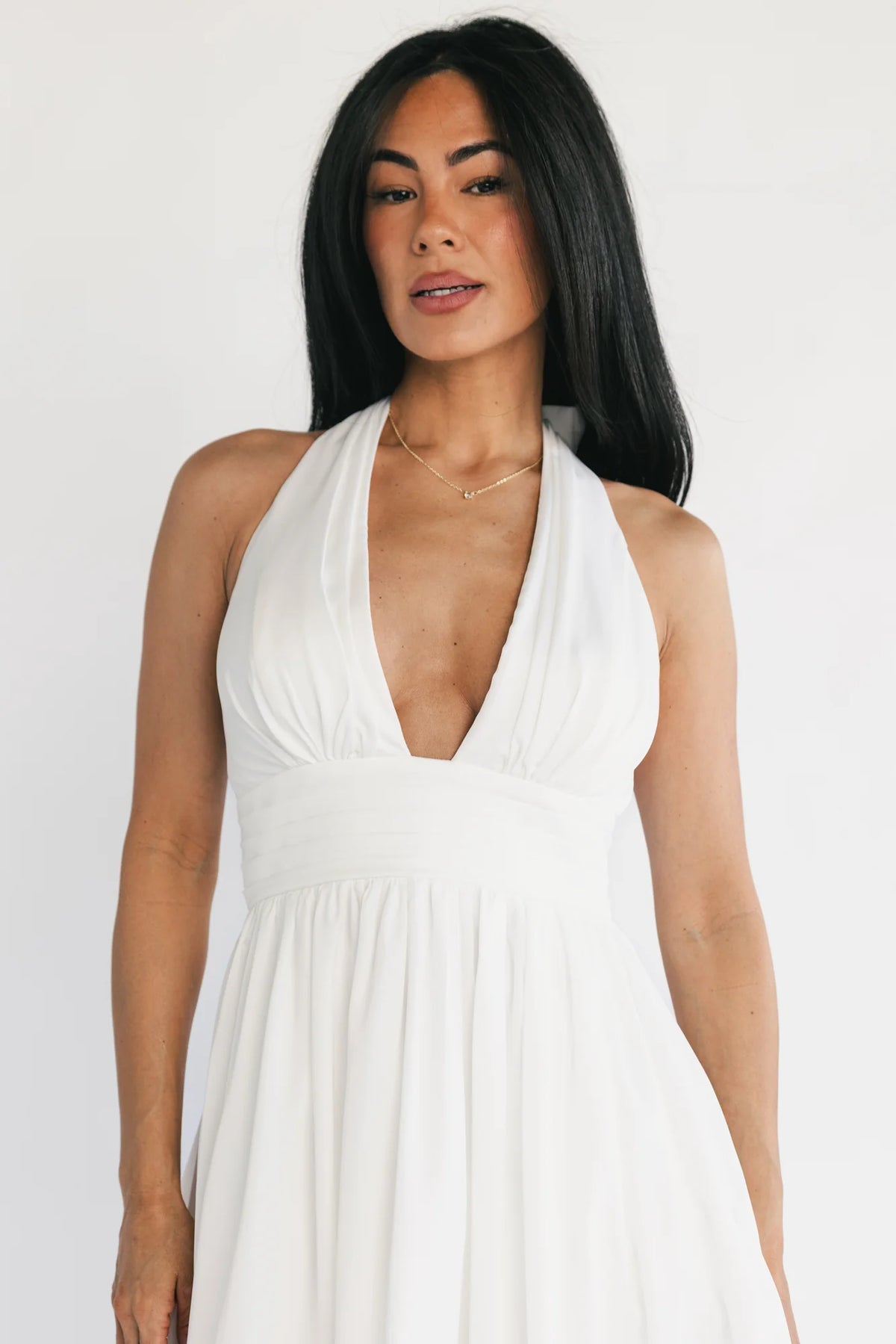 Jeanie Midi Dress | Off White