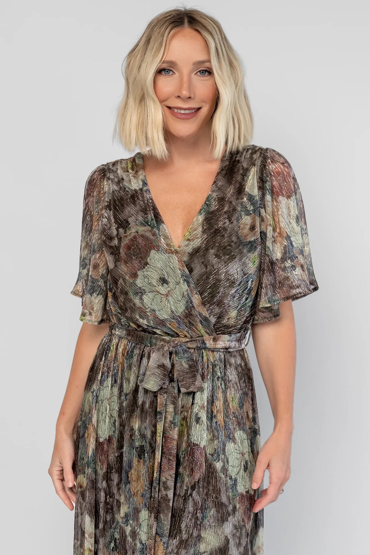 Rachel Maxi Dress | Green Multi